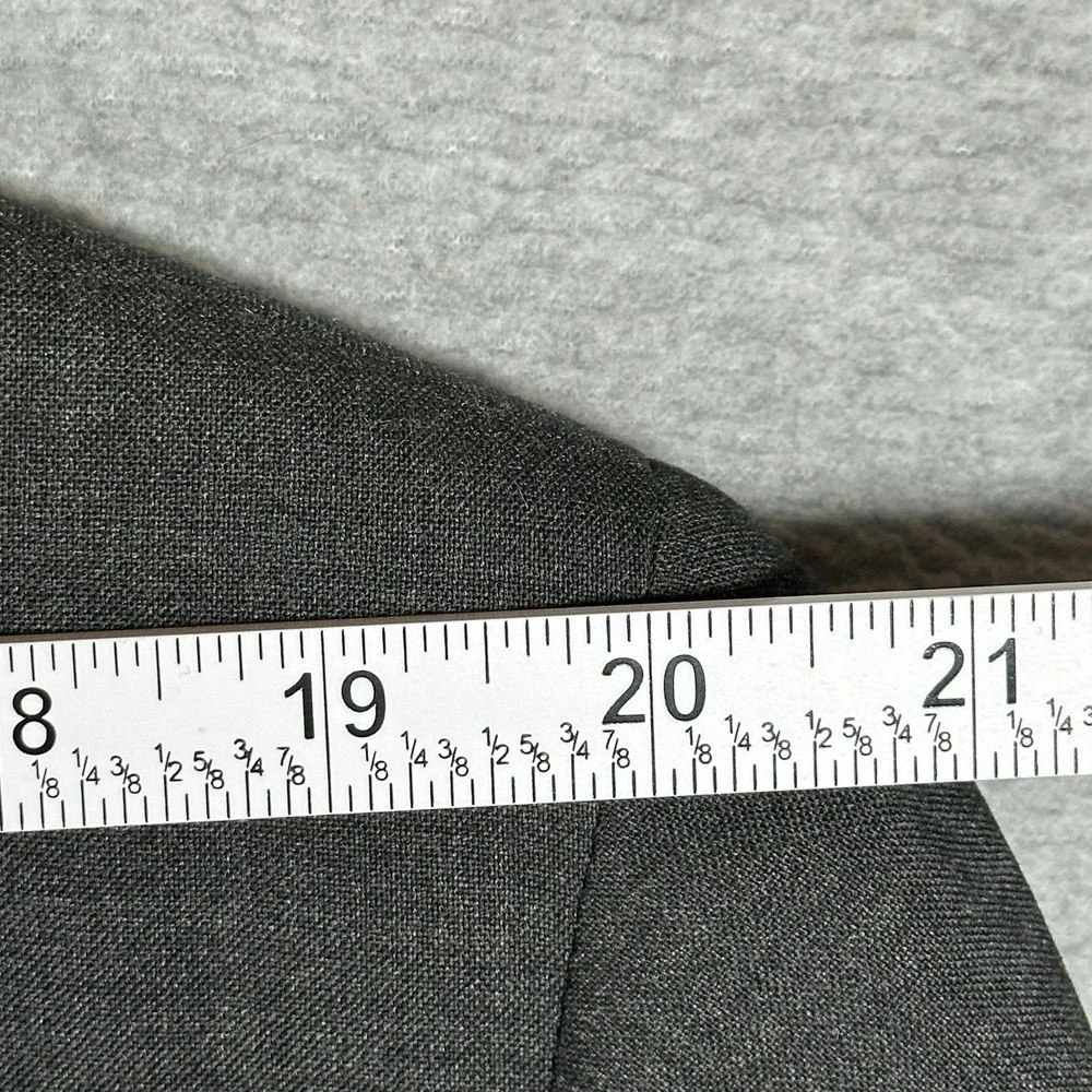 Vintage Brooks Brothers BrooksEase Blazer Mens 43R Gray Wool 2‎ Button